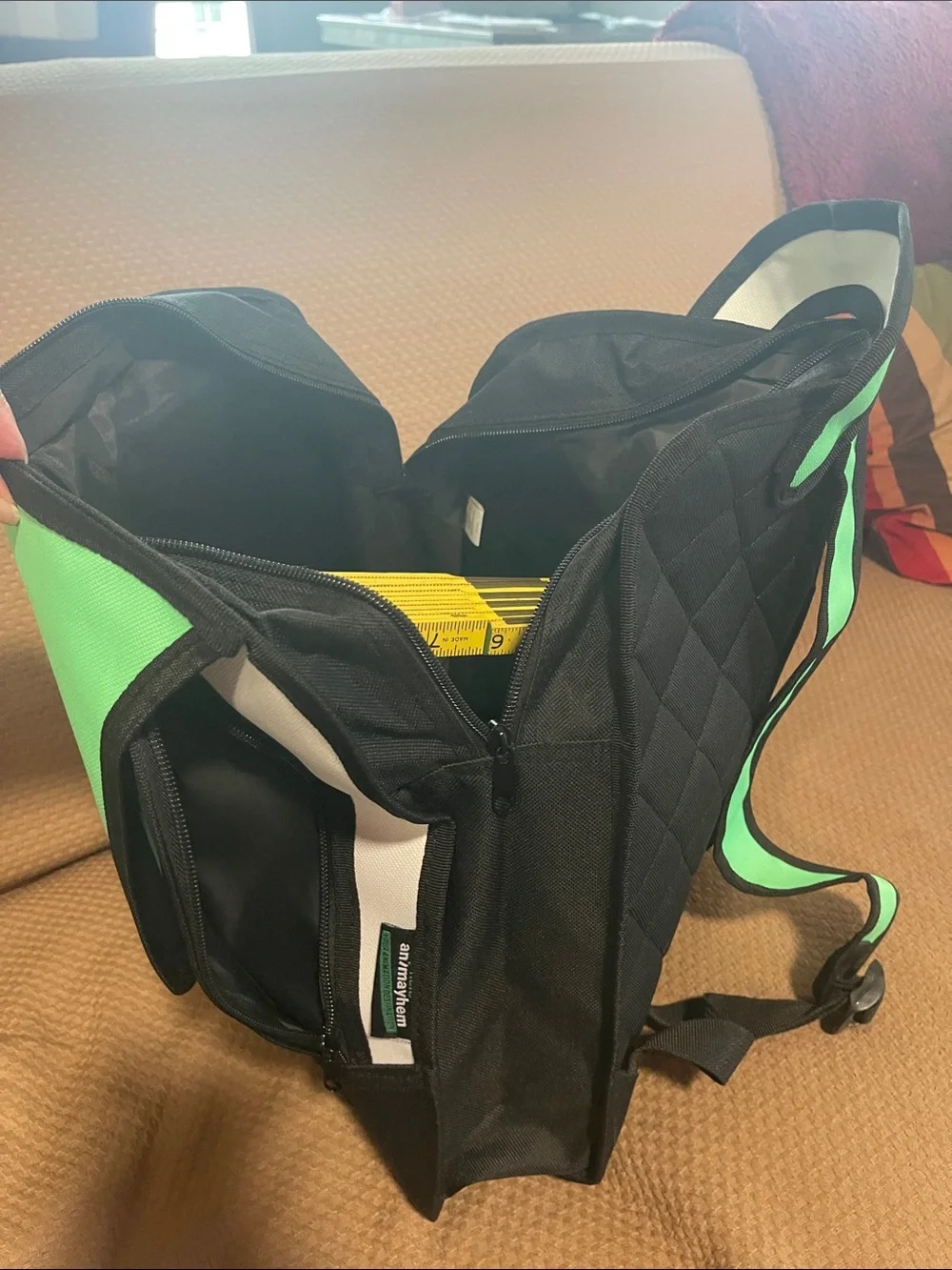 Hulu animayhem Kids Cartoon-Style Mint Green Backpack